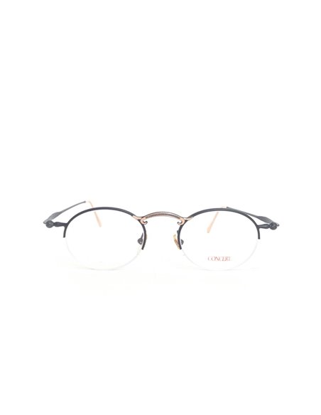 Occhiali da Vista unisex metallo nero nylor Vintage concert