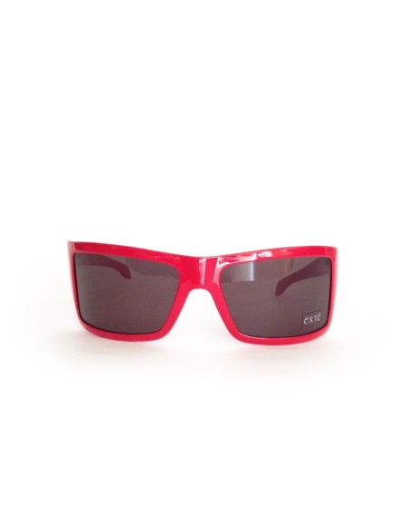Occhiali da sole unisex rosso acetato extè