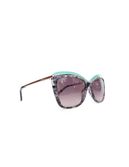 Occhiali da sole donna verde acqua acetato Blumarine SBM656