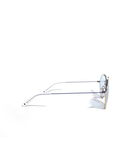 Occhiali da sole donna metallo blu dorato Sting