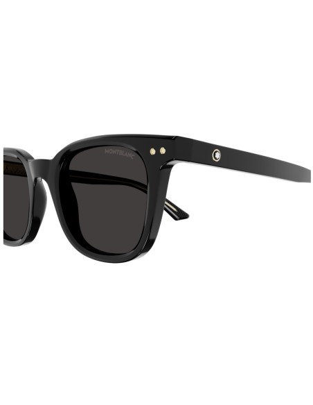 Occhiali da sole uomo acetato nero MONTBLANC MB0320S