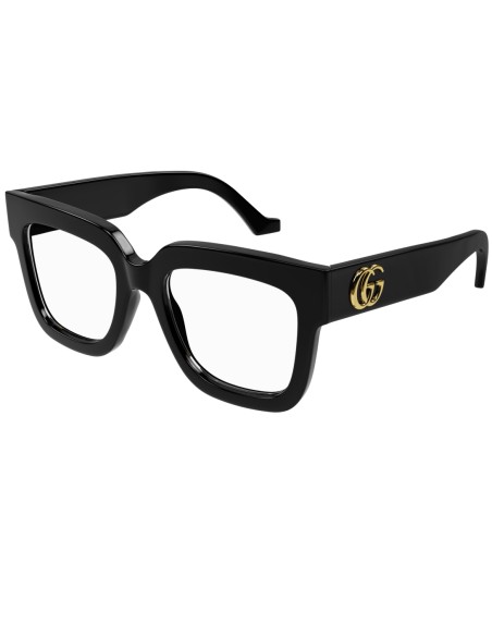 Occhiali da vista donna acetato nero Gucci GG1549O
