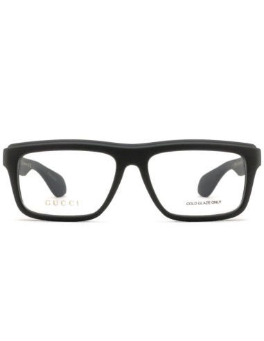 Occhiali da vista acetato uomo nero opaco Gucci GG1572O