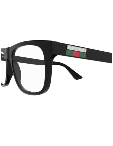 Occhiali da vista uomo acetato nero Gucci GG1117O