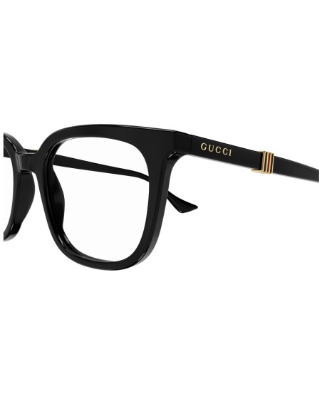 Occhiali da vista unisex acetato nero Gucci GG1497O