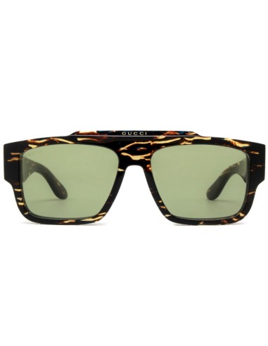 Occhiali da sole uomo acetato marrone striato Gucci GG1460S