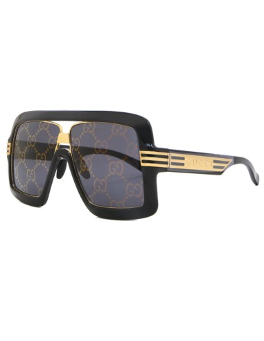Occhiali da sole unisex acetato nero dorato...