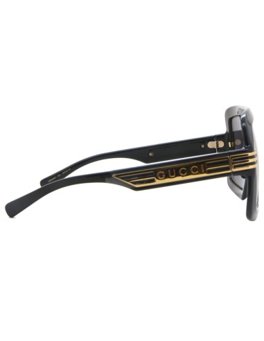 Occhiali da sole unisex acetato nero dorato...