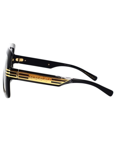 Occhiali da sole unisex acetato nero dorato...