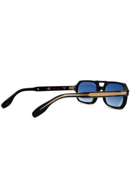 Occhiali da sole uomo acetato nero Kador Big 1 Small