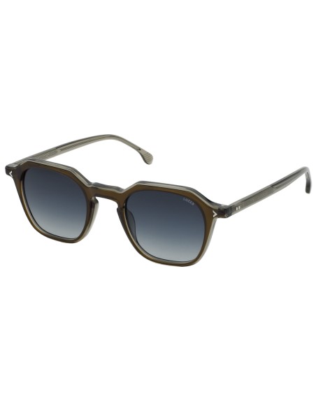 Occhiali da sole unisex acetato marrone Lozza