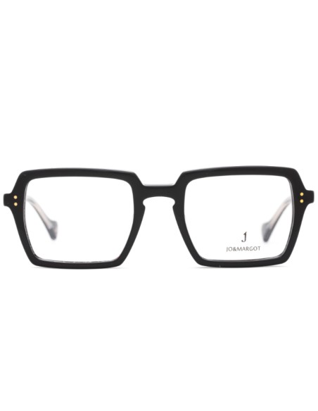 Occhiali da vista unisex acetato nero Jo & Margot