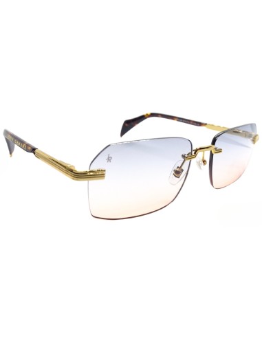 Occhiali da sole unisex metallo dorato John...
