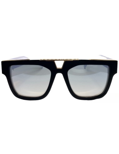 Occhiali da sole unisex acetato nero opaco bicolore John Richmond