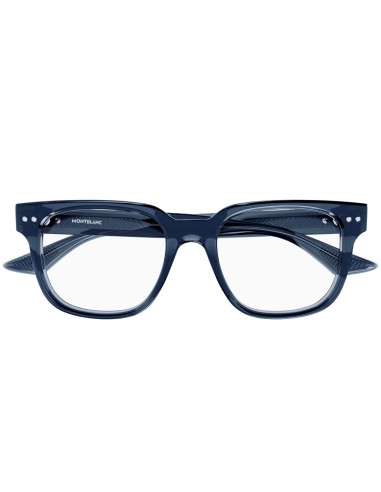 Occhiale da vista unisex blu aceato MontBlanc MB0321O