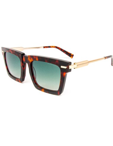 Occhiali da sole unisex acetato metallo avana...