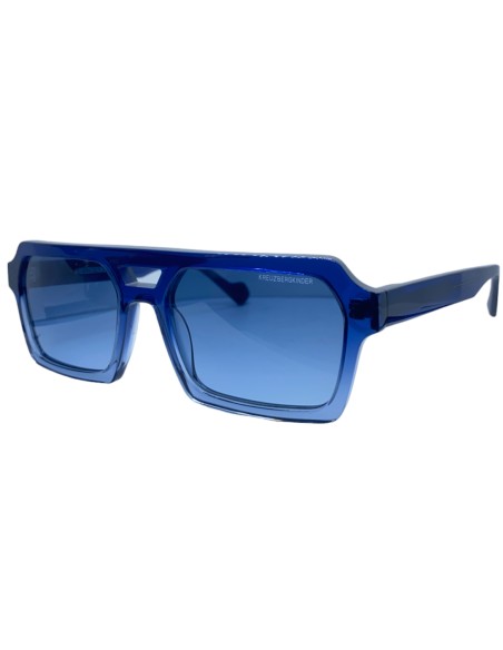Occhiali da sole unisex acetato blu KREUZBERGKINDER ASHER