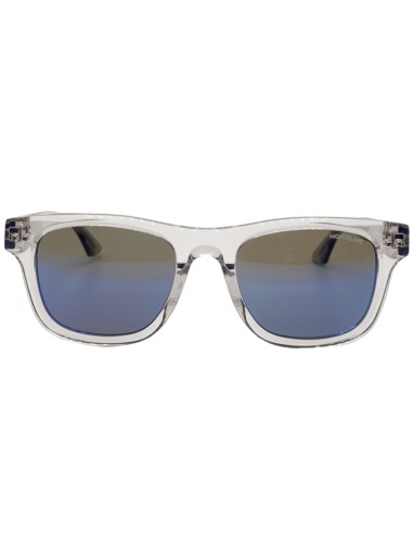 Occhiale da sole unisex acetato trasparente lenti flash Montblanc MB0254S