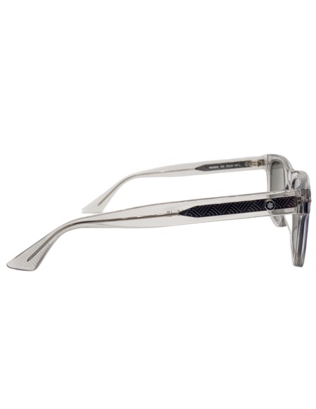 Occhiali da sole unisex acetato trasparente lenti flash Montblanc MB0254S