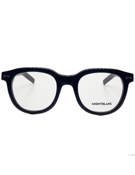 Occhiali da vista uomo acetato nero Montblanc MB0261O