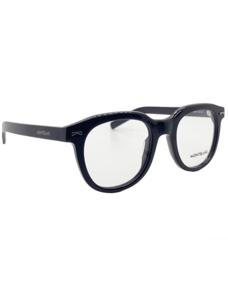 Occhiali da vista uomo acetato nero Montblanc MB0261O