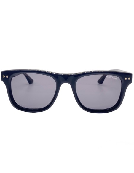 Occhiali da sole uomo acetato nero Montblanc MB0254S
