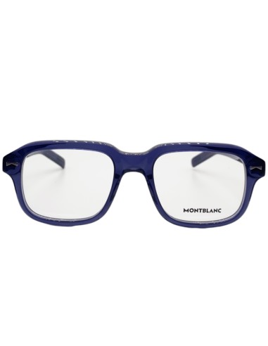 Occhiale da vista uomo acetato blu Montblanc MB0228O