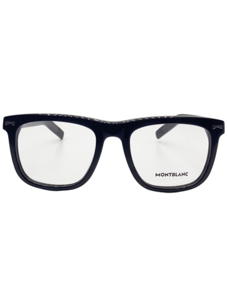 Occhiali da vista uomo acetato nero Motblanc