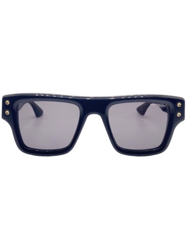 Occhiale da sole uomo acetato nero Montblanc MB0253S