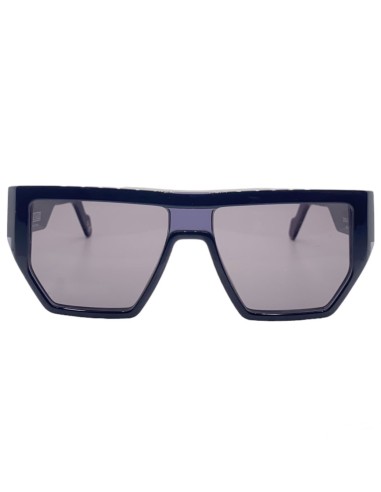 Occhiale da sole ZERO81 SPACE ZS01 unisex nero trasparente mascherina acetato Original Vintage Sunglasses