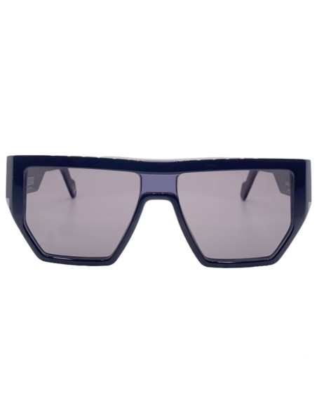 Occhiali da sole ZERO81 SPACE ZS01 unisex nero trasparente mascherina acetato Original Vintage Sunglasses