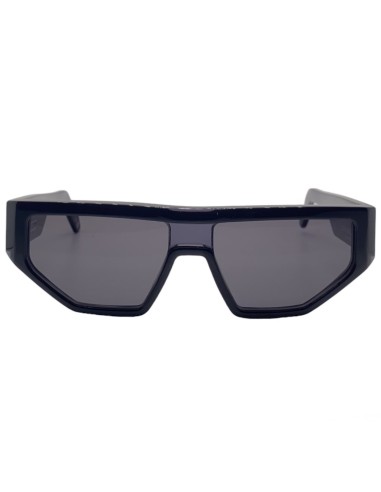 Occhiale da sole ZERO81 SPACE ZS02 unisex acetato mascherina nero Original Vintage Sunglasses