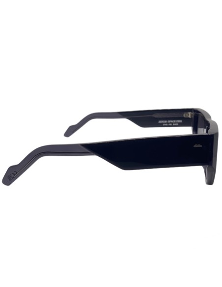 Occhiali da sole ZERO81 SPACE ZS02 unisex acetato mascherina nero Original Vintage Sunglasses
