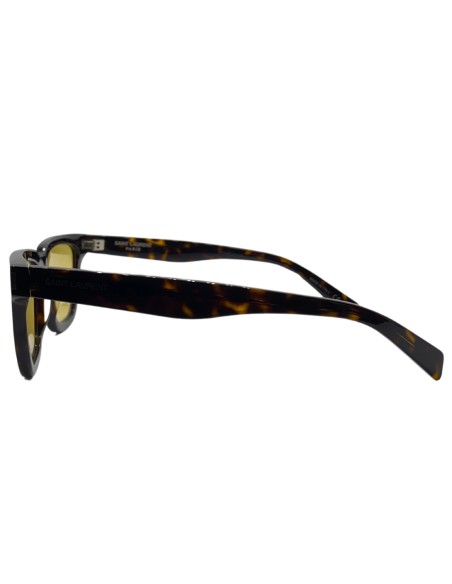 Occhiali da sole unisex avana acetato lenti gialle Saint Laurent SL462 SUPLICE