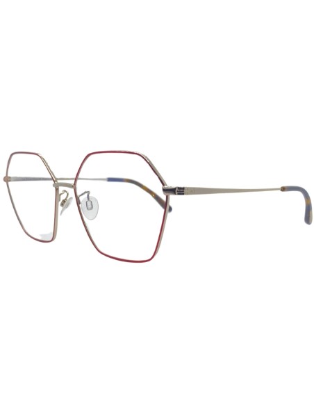 Ochiale da vista donna metallo rosso Les Pieces Uniques