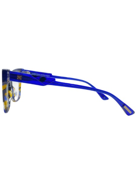 Occhiali da vista donna acetato aggiuntivo blu Les Pieces Uniques
