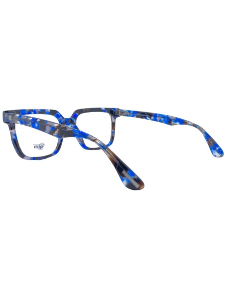 OCCHIALI DA VISTA UNISEX ACETATO PANTOGRAFATO BLU LES PIECES UNIQUES