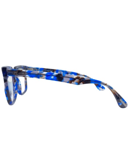 OCCHIALI DA VISTA UNISEX ACETATO PANTOGRAFATO BLU LES PIECES UNIQUES