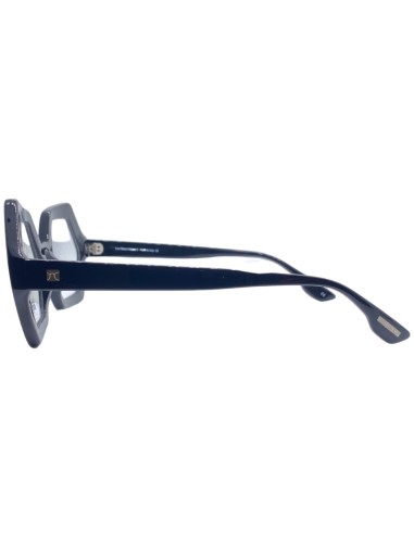 Occhiali da vista donna esagonale nero acetato...