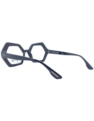 Occhiali da vista donna esagonale nero acetato...