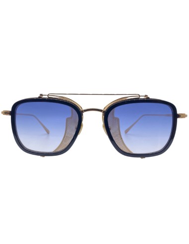 OCCHIALE DA SOLE UNISEX ACETATO METALLO NERO DORATO LES PIECES UNIQUES