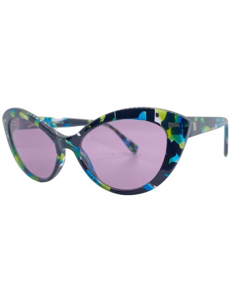 OCCHIALI DA SOLE DONNA ACETATO VERDE LES PIECES UNIQUES