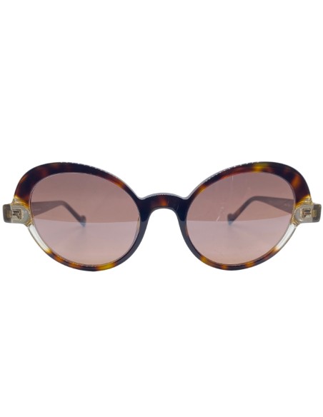 Occhiali da vista donna acetato avana Les Pieces Uniques