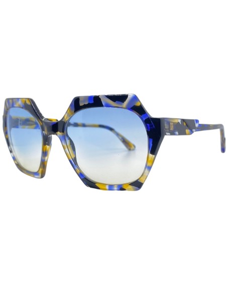 Occhiali da sole donna acetato blu Les Pieces Uniques