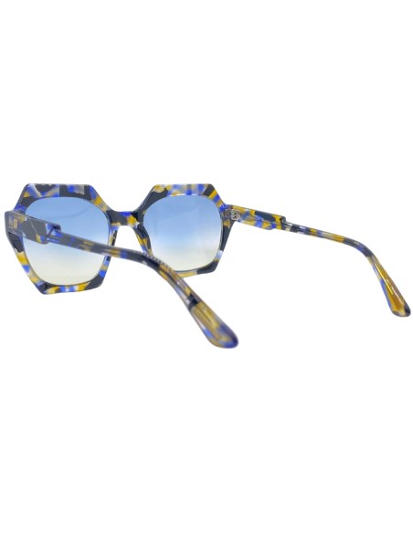 Occhiali da sole donna acetato blu Les Pieces Uniques