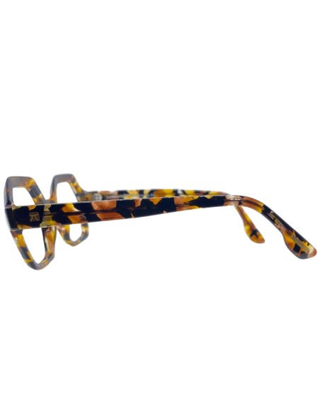 OCCHIALI DA VISTA DONNA ACETATO AVANA ESAGONALE LES PIECES UNIQUES