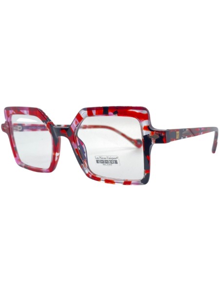 Occhiali da vista donna acetato rosso Les Pieces Uniques