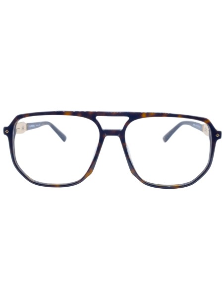 OCCHIALI DA VISTA UOMO ACETATO METALLO AVANA DORATO LA MARTINA