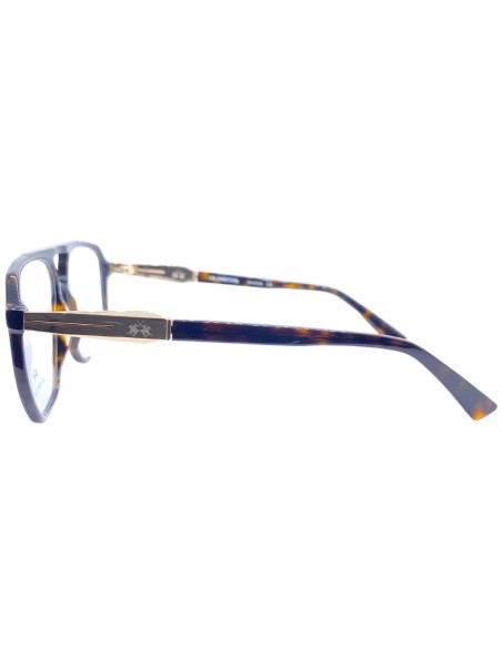 OCCHIALI DA VISTA UOMO ACETATO METALLO AVANA DORATO LA MARTINA