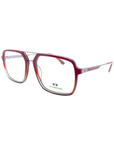 OCCHIALI DA VISTA UOMO ACETATO METALLO ROSSO LA...